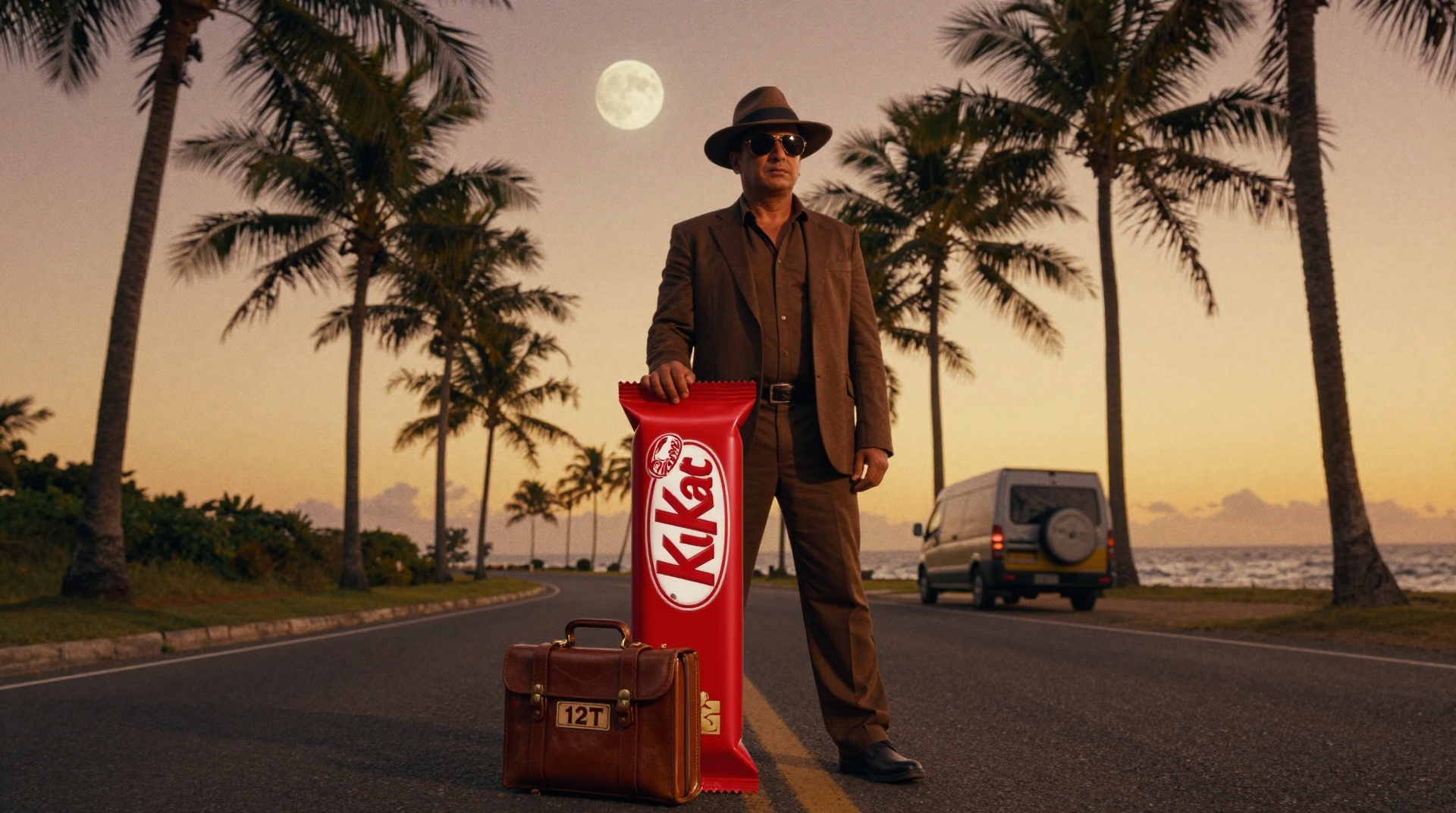 Polaroid pinned to the board: $KITKAT — 12 tonnes of chocolate, missing